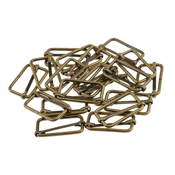 Wafuesh Set de 18 Accessoires de Couture pour DIY, D-Rings (40mm), Boucles à Échelle et Mousquetons avec Rotule, Kit en Métal pour Sacs à Main, Harnais de Chien, Porte Clés et Projets