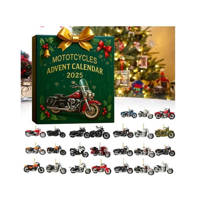 Calendrier De L'Avent Cocktail 2025 En Acrylique 2D - Décoration Noël 24 Jours - Ornement Sapin 26x18 Cm
