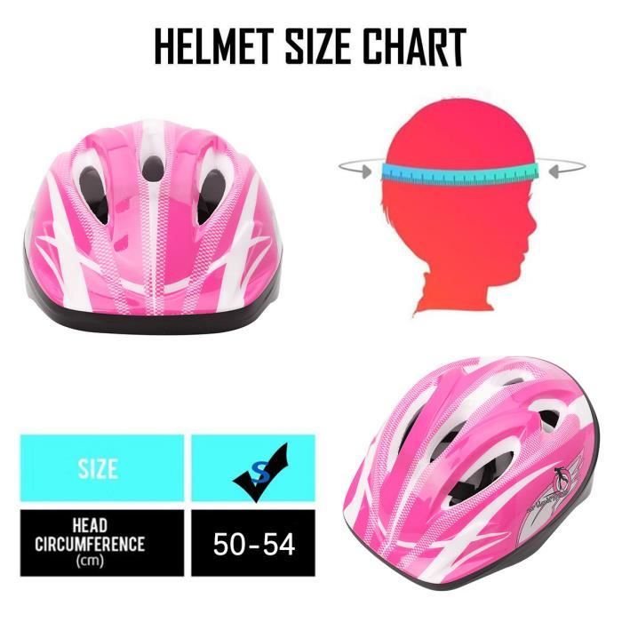 Casque De Protection Pour Enfant 8-14 Ans Avec Genouillères Et Coudières - Réglable, Aéré, Avec Nœud Amovible - Pour Vélo, Skate, Trottinette