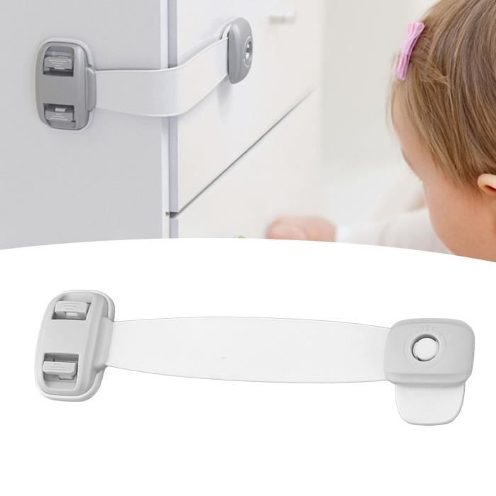 Verrous d'armoire magnétiques pour sécurité des enfants (4 pièces