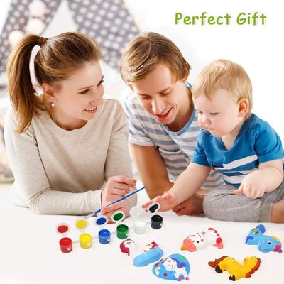 LinStyle Jouet Kit de Peinture Dinosaures D'artisanat à Colorier 3D,Jeu D' Activites Manuelles pour Enfants 3 4 5 6 7 8 9 10 Ans, Cadeau Créatif Bricolage Anniversaires Noël pour Garçons Filles