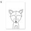Dessin Anime Lapin Renard Ours Animal Moderne Maison Peinture Murale Toile Image Affiche 5 30 40 Cm Achat Vente Tableau Toile Cdiscount