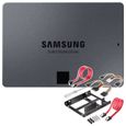 SAMSUNG Disque SSD Interne - 860 QVO - 1To + Adaptateur SSD / HDD 2,5" à 3,5" (Kit complet)-0