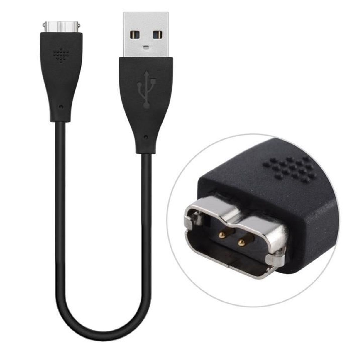 Chargeur pour Fitbit Charge 2 activité Bracelet Chargeur USB Cordon Câble Fil 