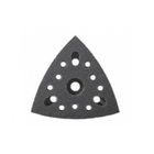 Patin perforé à agrippage pour ponceuse Velcro DSE 180/130/170 - METABO - Noir - Patin perforé à agrippage