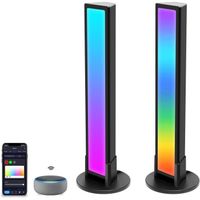 Smart Barre LED WiFi, Flow Light Bar LED RGBIC App Fonctionne avec Alexa et Google Assistant, Rétroéclairage LED Multicolore p[167]