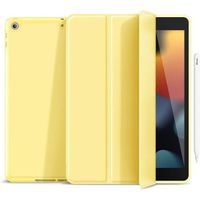 Étui Tablette-pour iPad 10,2 Pouces 2019-2020-2021(7-8-9 ème Génération) avec Porte-Stylet, Ultra Mince Housse avec Veille