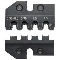 Knipex Profil de sertissage, pour les connecteurs du connecteur AMP Superseal 1.5 series de Tyco Electronics - 97 49 28
