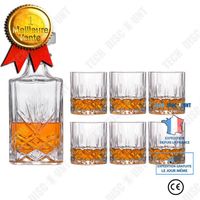 TD® Carafe 750 ml bouteille 6 pièces 300 ml verre à whisky carafe en cristal ensemble de vin en verre européen