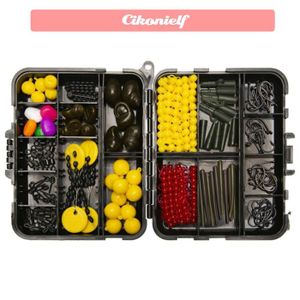 Lot De 12 Bas De Ligne Pour Pêche à La Carpe - 3 Tailles (7#, 9#, 11#) | Fil Tressé Camouflage, Hameçons Acier Carbone