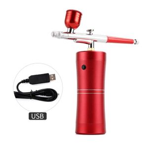 CONTRÔLEUR DE PRESSION USB rouge - Mini kit de compresseur d'air rose, br