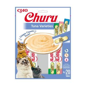 THON & AUTRE POISSON INABA - Variétés Churu de thon pour chats 20 stick