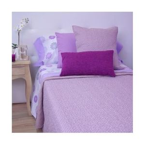 Elegant Couvre-lit Violet d/ét/é Lilas 260/ x 270/ cm