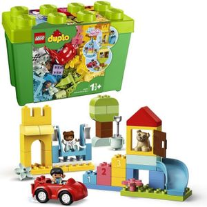 ASSEMBLAGE CONSTRUCTION LEGO® 10914 DUPLO La boîte de briques deluxe, Jeu de Construction avec Rangement, Jouet éducatif pour bébés de 1 an et demi