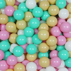 PISCINE À BALLES Mimii - Balles de piscine sèches 100 pièces - blanc, menthe, beige, puder rosa