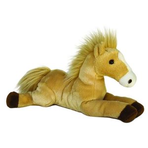 Doudou Enfant OTTO Peluche Cheval Brun Spirit 32cm