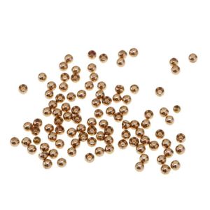 Perles en Laiton de 2.3mm 3.8mm pour la Mouche Petites Perles Boule de