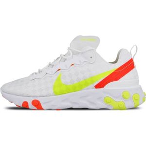 BASKET Basket Nike REACT ELEMENT 55 - NIKE - Blanc - Text