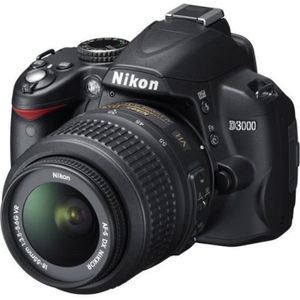 APPAREIL PHOTO RÉFLEX Nikon D3000 Appareil photo numérique Reflex 10.2 M