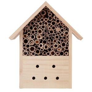 NICHOIR - NID Maison d'insectes en bois de pin pour jardin, nidi