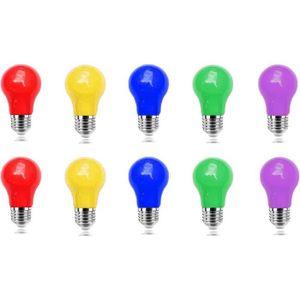 AMPOULE - LED Ampoule colorée E27, ampoule de couleur LED 3W, ampoule LED de couleur mixte, rouge, jaune, bleu, vert et violet, adaptée à [D14692]