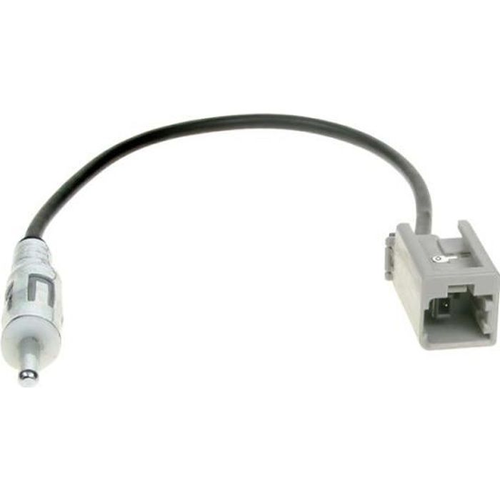 Rallonge d'antenne de radio Câble d'extension d'adaptateur d'antenne mâle à  femelle d'installation stéréo d'autoradio LAH2 - Cdiscount Auto