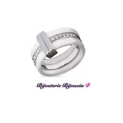 Bague Femme Argent 925 Rhodié Avec Améthyste - Taille 52, Sertie, Neuve Avec étiquette