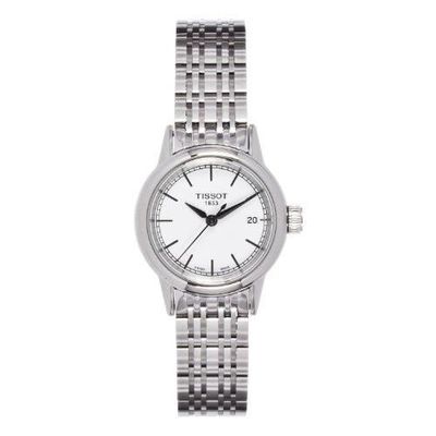 Montre Tissot 1853 Pour Femme En Acier Inoxydable - Cadran Carré Cuivre, Quartz, étanche 30m - Occasion