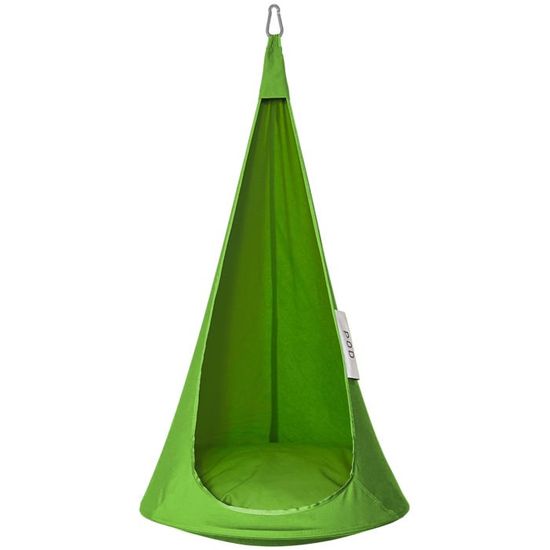 Niche Suspendue Gonflable Pour Enfants Avec Lumières LED | 16 Couleurs, 7 Modes | Coussin Inclus | Pour Intérieur Et Extérieur - 13