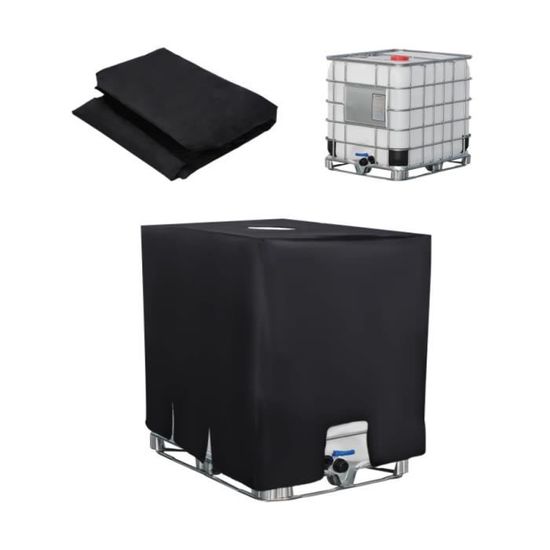 Lot De 2 Housses De Protection UV Pour Cuve IBC 1000L - Tissu Oxford Imperméable, Vert