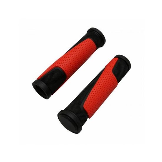 Livre avec Embouts Poignee VTT progrip 997 Double densite Open End avec Lock on Noir-Jaune 130mm Paire