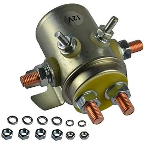 Solénoïde De Démarreur 6 Volts 3 Bornes 20-7000392 - Relais Remplacement Pour Allis Chalmers, Case, International