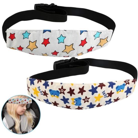 Bandeau Voiture Pour Enfant 2pcs, Sangle Ajustable Pour