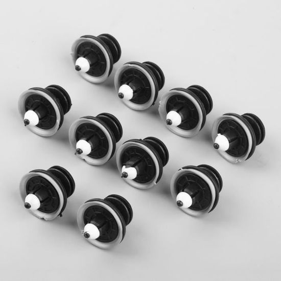 Lot De 50 Clips/Agrafes Pour Panneaux De Porte De Voiture - Compatible Renault Laguna, Scenic, Master, Twingo, Opel Vivaro, Etc. - 10