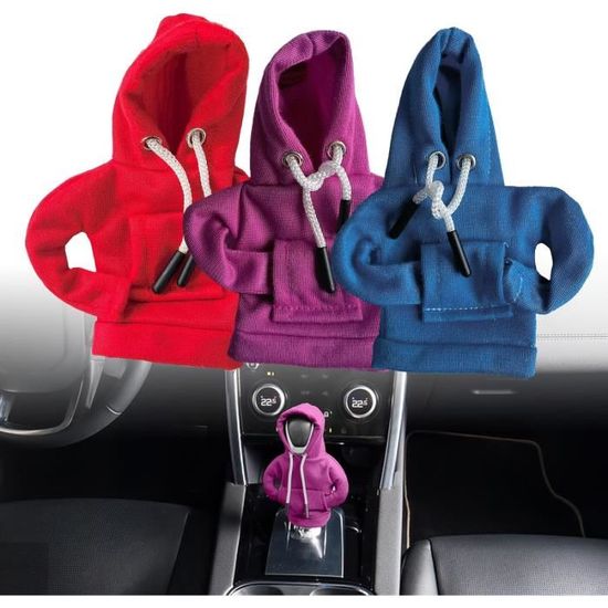 Housse Mignon Sweat à Capuche Pour Levier De Vitesse - Décoration Voiture Drôle & Protectrice