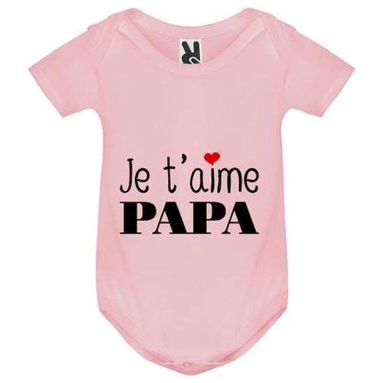 Body Bebe Rose Je T Aime Papa Bebe Fille Blanc Cdiscount Pret A Porter Body Bebe Rose Je T Aime Papa Bebe Fille Blanc Cdiscount Pret A Porter