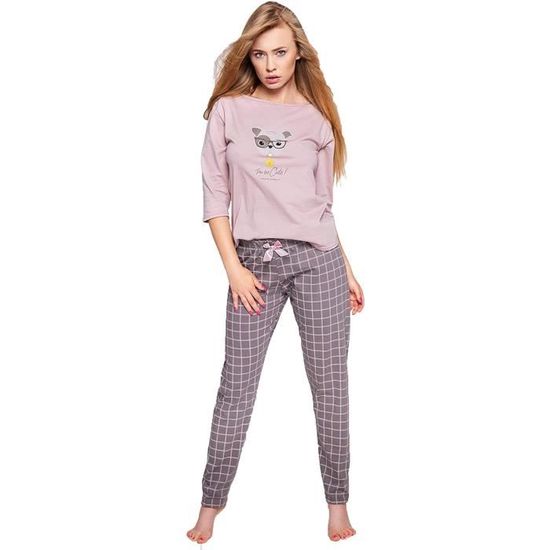 Ensemble pyjama short débardeur court texturés gris pierre