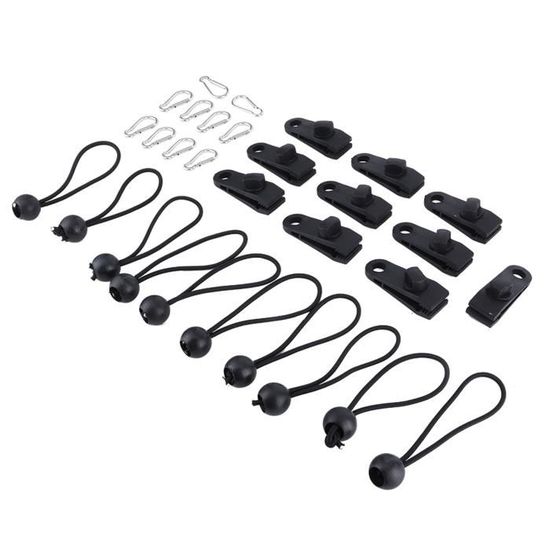Xingfu-10 Sets Clip de Bâche Tente Pince Bâche Auvents Clip Auvents Pince Tendeur Corde Xingfu-10 Sets Clip de Bâche Tente Pince Bâche Auvents Clip Auvents Pince Tendeur Corde