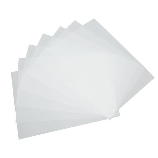 ZJCHAO feuille de reliure Couverture de reliure Durable 50 feuilles PVC ...