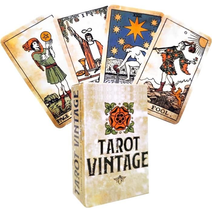 Jeu de Cartes de Tarot - Jeu de Cartes de Tarot Oracle,Witch Oracle Cards 42 Paper Card English