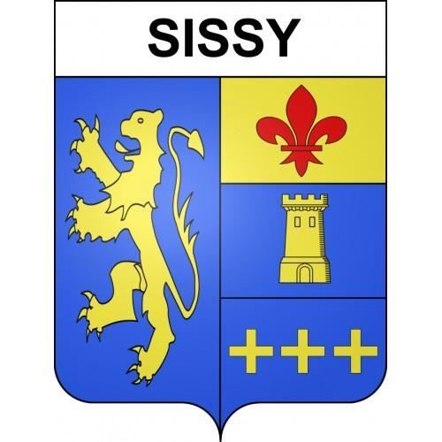 Autocollant Blason De La Ville De Clastres 02 - Stickers Adhésifs, Neufs, Made In France