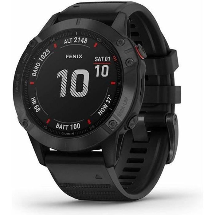 Fenix 6 - Gris carbone saphir