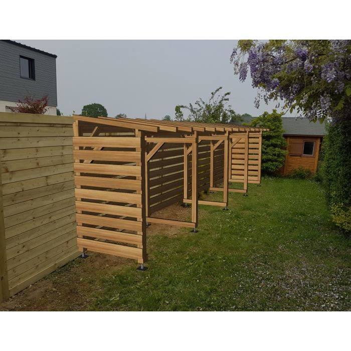 Abri Jardin 8m - Non Couvert - Cl3 Marron - Jardinatoire