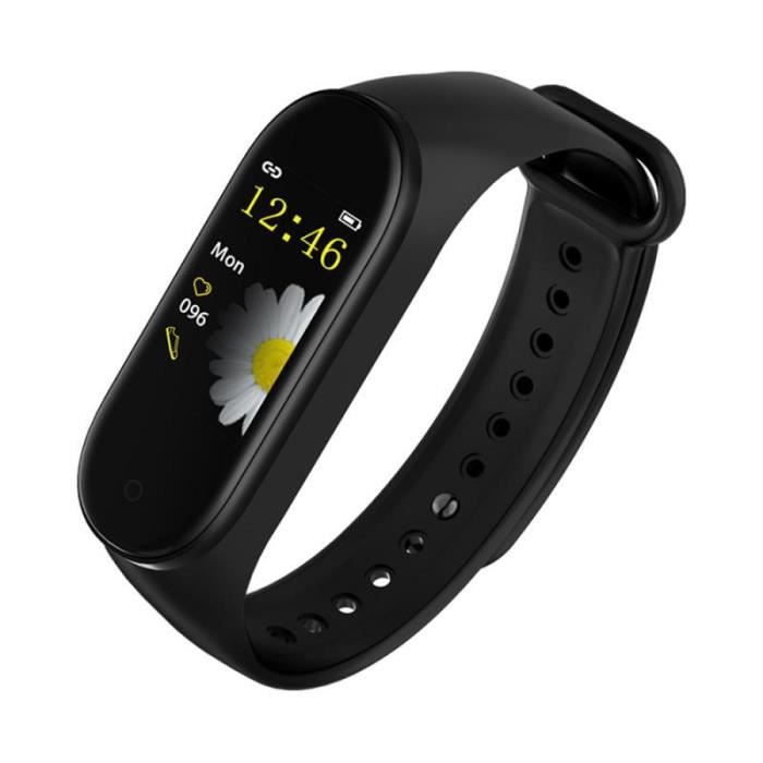 Podomètre,M4 Smart podomètre bande IP67 étanche 0.96 écran tactile couleur rappel intelligent Bluetooth plus de fonction - Type 02