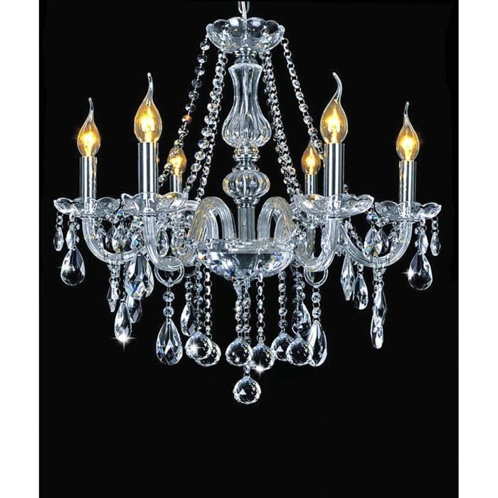 Lustre à Cristaux Liquides - 6 Bras lumineux(Livraison sous 6 jours)