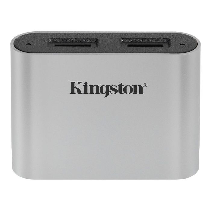 Kingston Hub / lecteur de carte mémoire externe USB-C™ USB 3.0 argent-noir