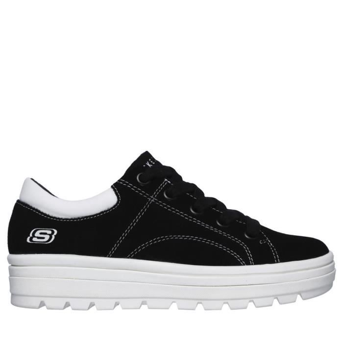 BASKET SKECHERS STREET CLEAT BACK AGAIN NOIRE