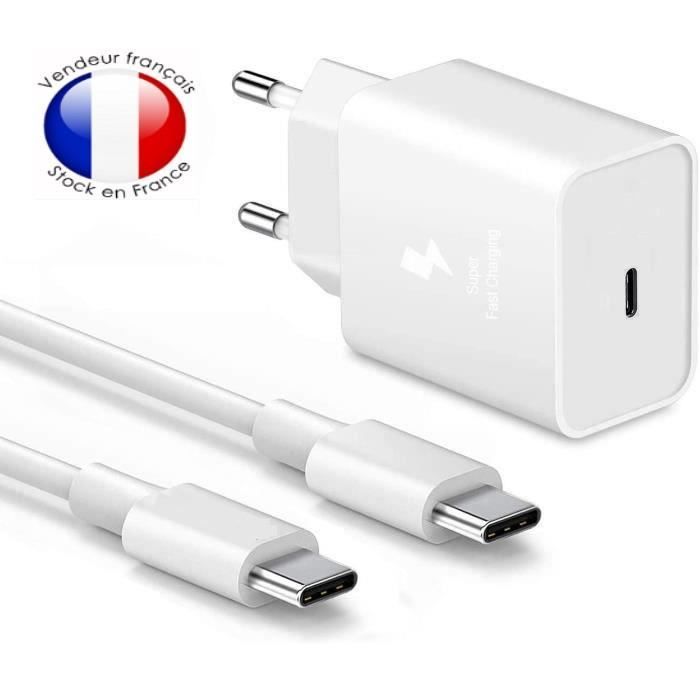 Pack Super Fast Charger + Câble pour Oppo Find X3 Neo Charger 25W Ultra-puissant NOUVELLE GENERATION avec CABLE Double Type C