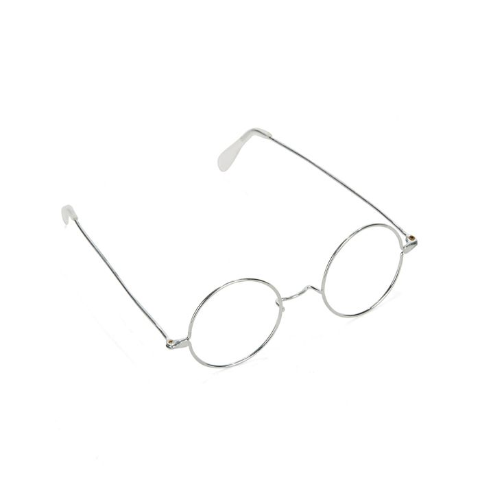 Lunettes métal rondes Père Noël Taille Unique