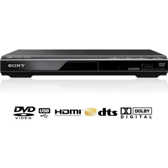 LECTEUR ENREGISTREUR DVD SONY DVPSR760HB Lecteur DVD - Port USB 20 - Upscaling 1080p - 1 X HDMI